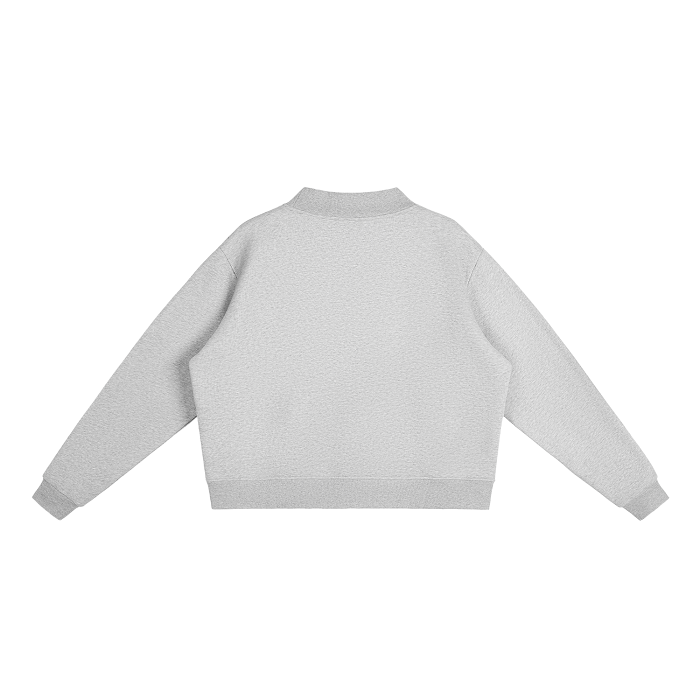 JESUS <3 - Fleece Mock-Neck Crew Sweatshirt (Women's)