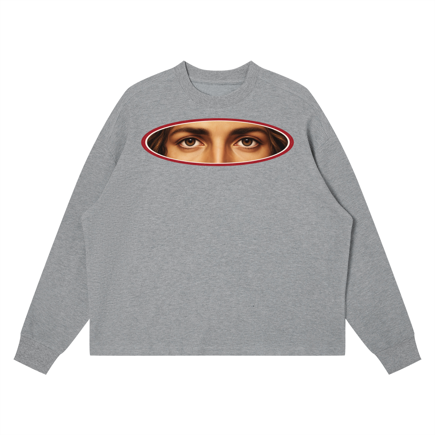 Keep Watch - Waffle Boxy Long Sleeve T-Shirt