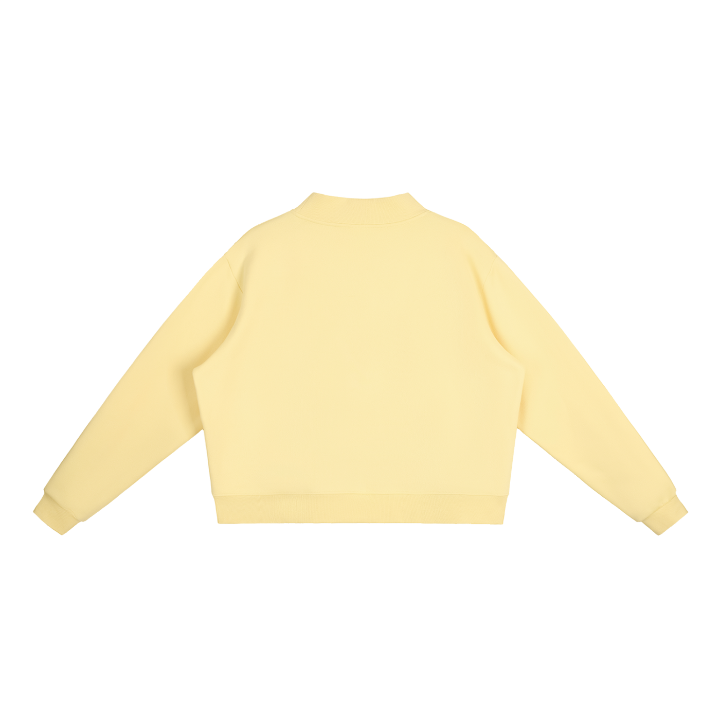 JESUS <3 - Fleece Mock-Neck Crew Sweatshirt (Women's)